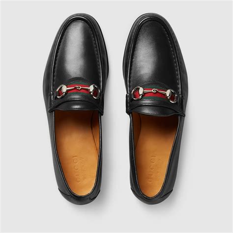 red gucci loafers men